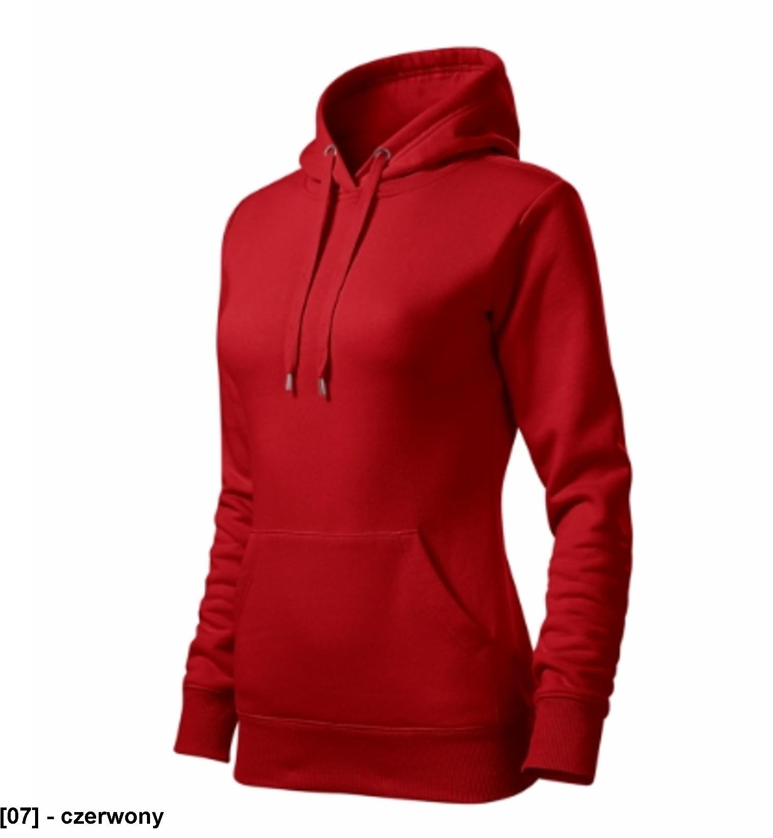 Cape Free - ADLER - Cape Free - Bluza damska, 320 g/m2, 65 % bawełna, 35 % poliester - czerwony S