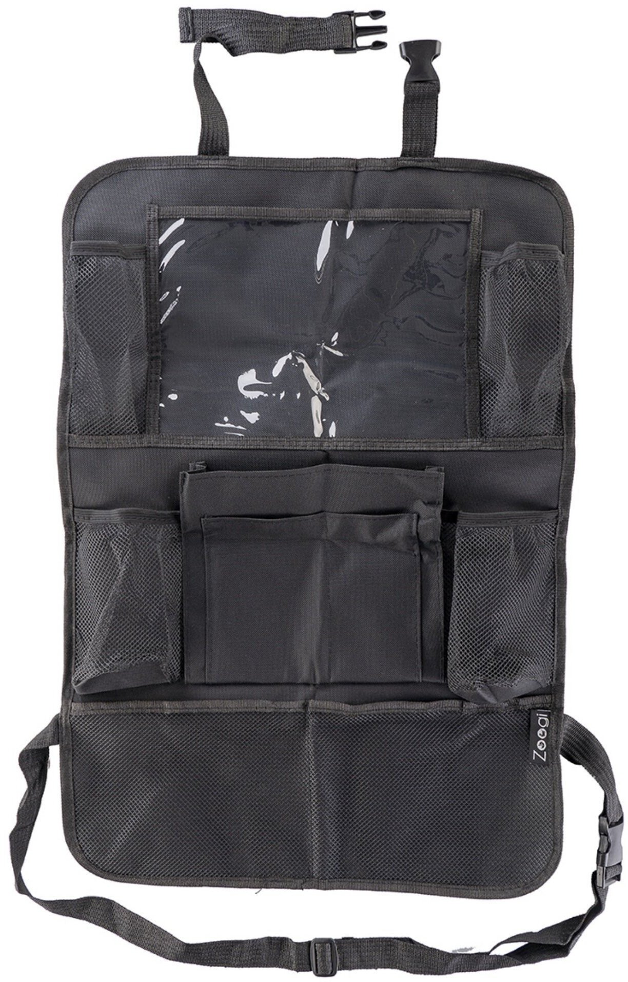 Organizer samochodowy na fotele przednie z przegródkami OXFORD czarny