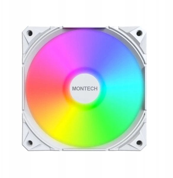 Wentylator Montech Wentylator E28 ARGB PWM White 120mm
