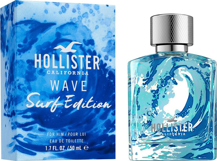 Hollister Hollister, Wave Surf Edition, Eau De Toilette, For Men, 50 ml For Men