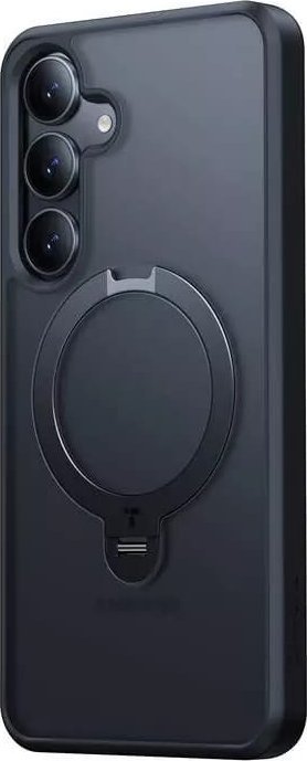 Etui na telefon Torras Ostand Spin Series do Samsung S25 (czarny)