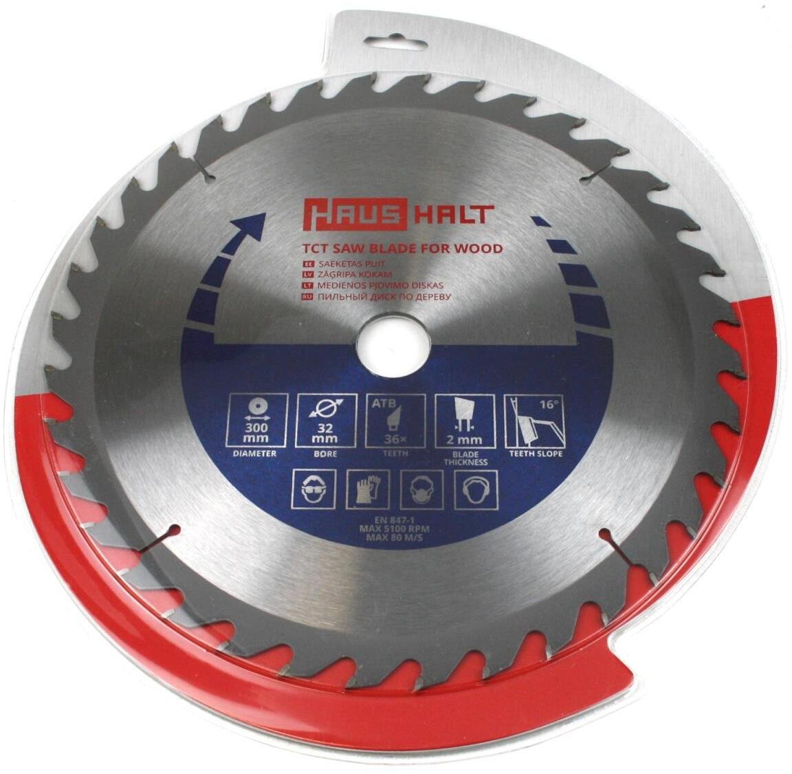 CIRCULAR SAW BLADE WOOD 300X32X36