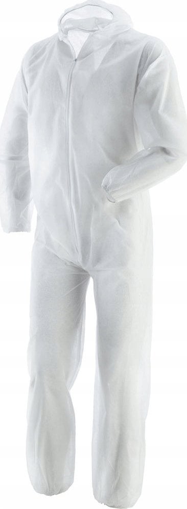 Beta Tools BETA KOMBINEZON JEDNORAZOWY Z KAPTUREM ROZMIAR M BIAŁY