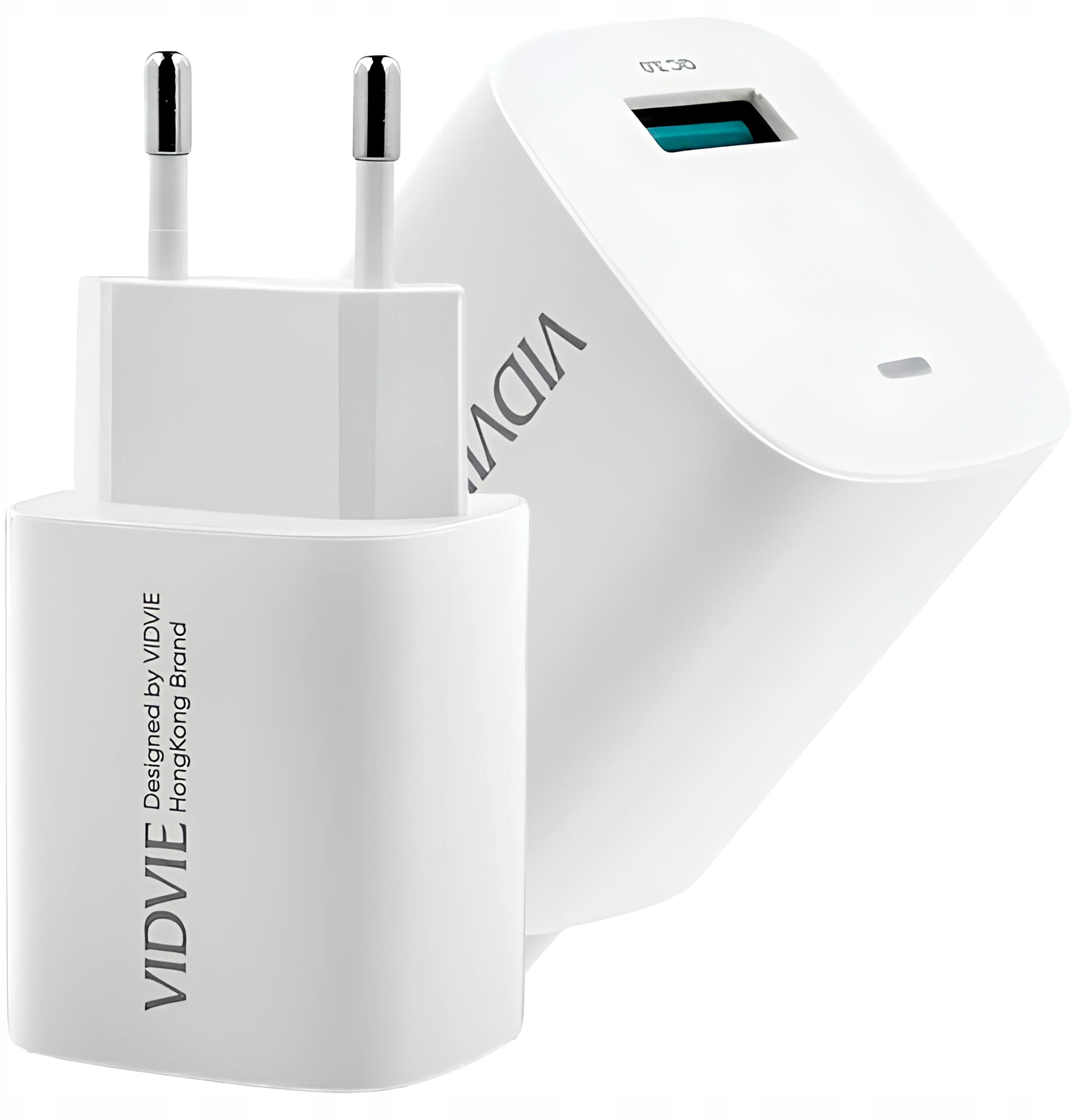 ŁADOWARKA SIECIOWA VIDVIE PLE249 1XUSB 3A PD 18W BIAŁY do telefonu