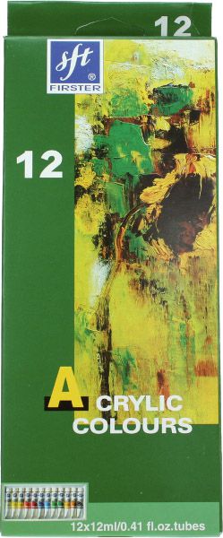 Titanum TITANUM Farby Akrylowe 12 kol. - 117239