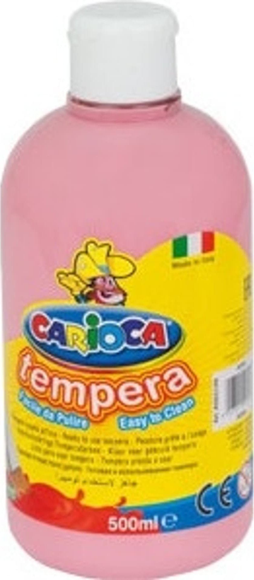 Carioca Farba tempera Carioca 500ml różowa, RÓŻOWY