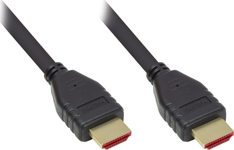 Kabel Alcasa 4521-010 kabel HDMI 1 m HDMI Typu A (Standard) Czarny