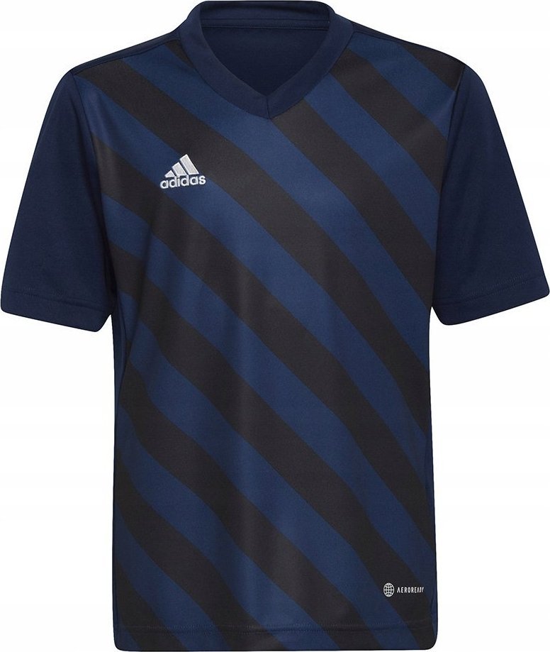Adidas Koszulka dla dzieci adidas Entrada 22 Graphic Jersey granatowo-czarna HF0122 116cm