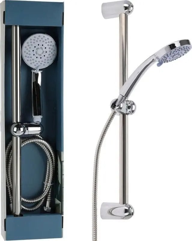 Douceur d`Interieur Zestaw prysznicowy ze słuchawką prysznicową 5-funkcyjną, Ø 9,5 cm