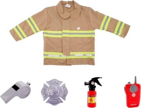 Strój strażacki z akcesoriami