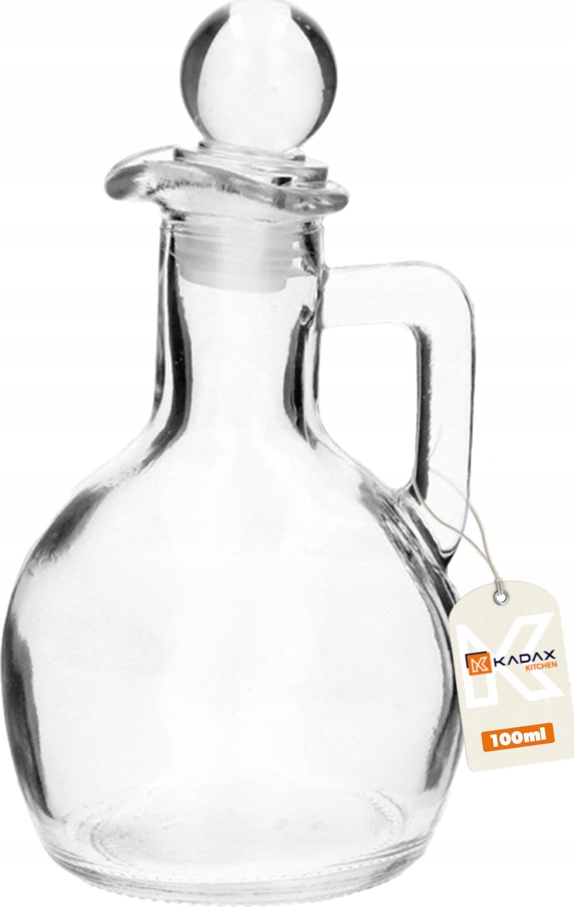 Kadax KADAX Butelka Na Oliwę Ocet 100ml Szklana Z Uchem