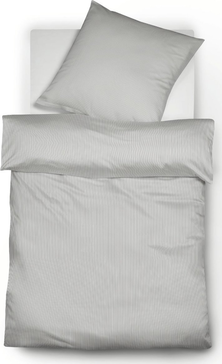 Fleuresse Pościel bawełniana 155x200 cm Porto 17 j. szary