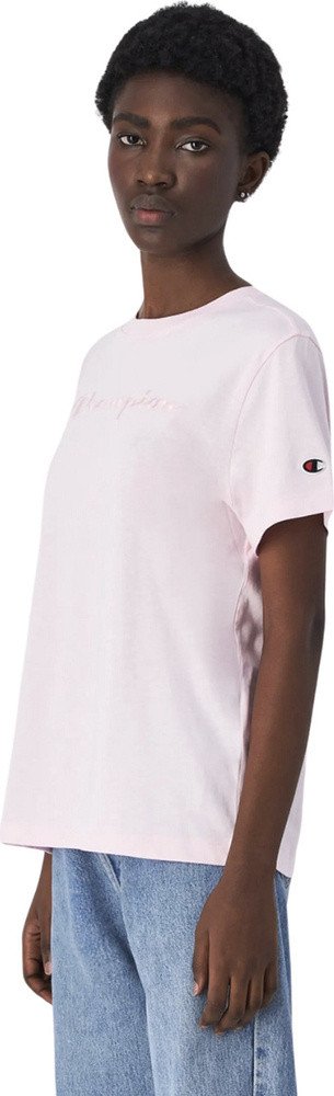Koszulka damska Champion SS Tee jasnoróżowa 117650 PS195 L