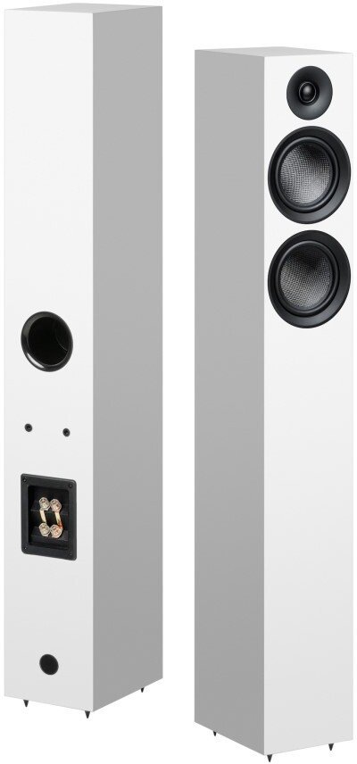 Kolumna Pro-Ject Audio Systems Speaker Box 12 E Carbon - 2,5-way głośnik podłogowy - satynowa biel