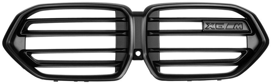 Grill BMW X6 G06 pojedyncze żeberka Matt Black