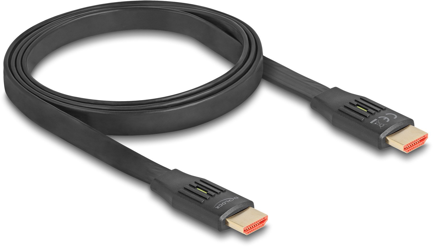 Delock High Speed HDMI Flachbandkabel 48 Gbps 8K 60 Hz 5 m
