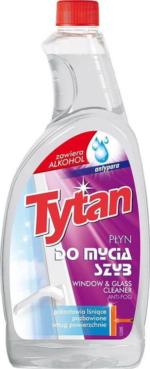 Tytan PŁYN DO MYCIA SZYB ANTYPARA TYTAN ZAPAS 750g