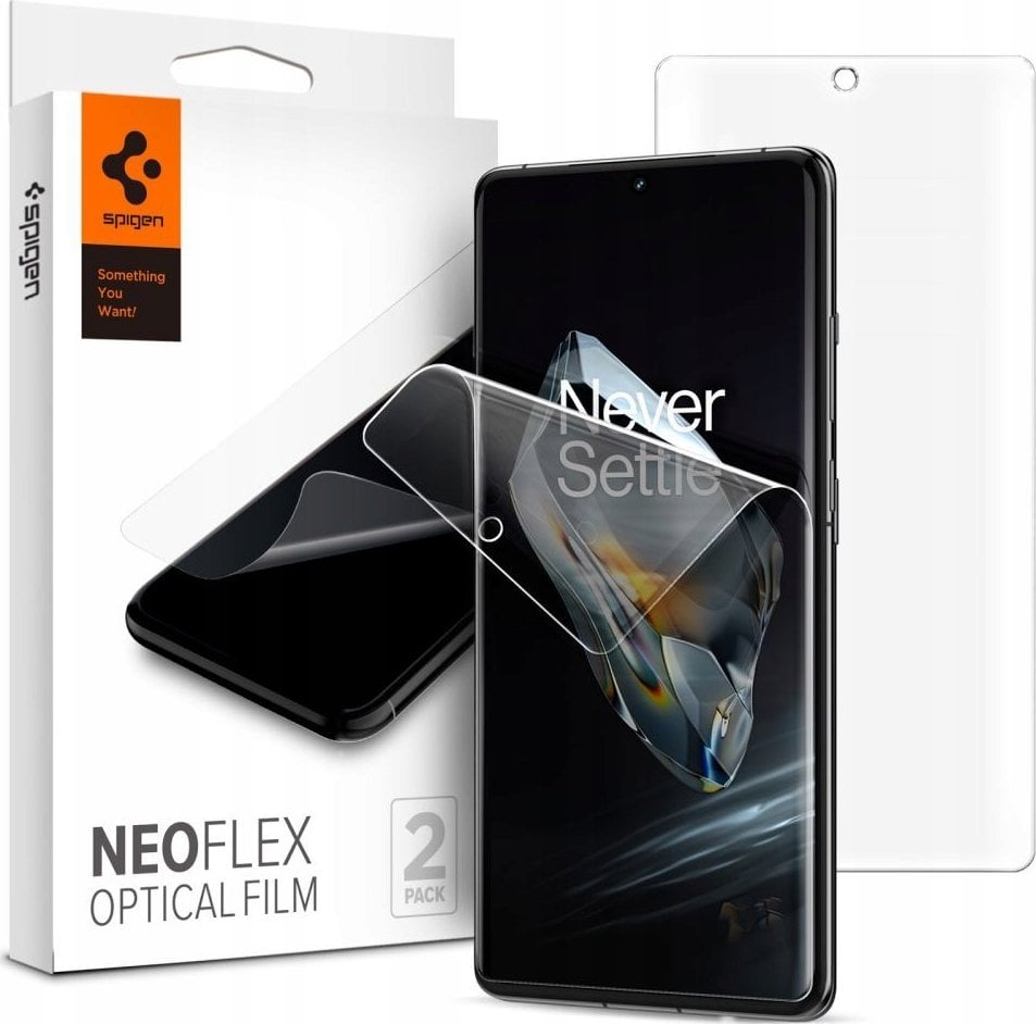 Spigen Spigen Neo Flex 2-Pack - Folia ochronna 2 szt. do OnePlus 12 (Przezroczysty)