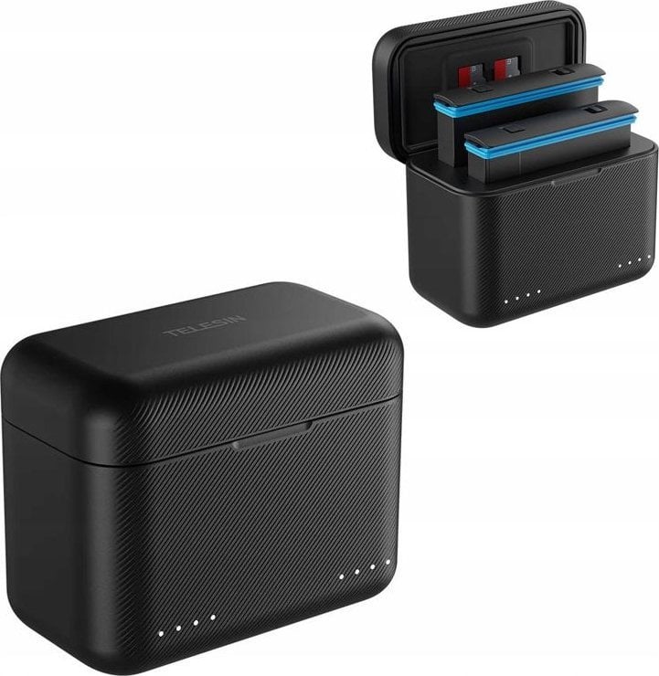 Ładowarka do aparatu Telesin Ładowarka Usb Na 2x Akumulator Bateria Do Insta360 X3 / Insta 360 X 3 Telesin / S0-bcg-03-tis
