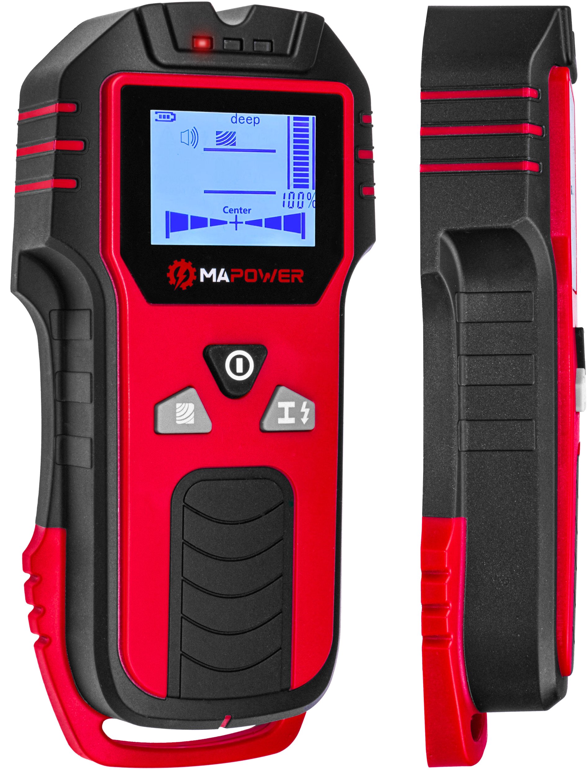 WYKRYWACZ DREWNA METALU PRZEWODÓW KABLI RUR W ŚCIANIE DETEKTOR MAPOWER