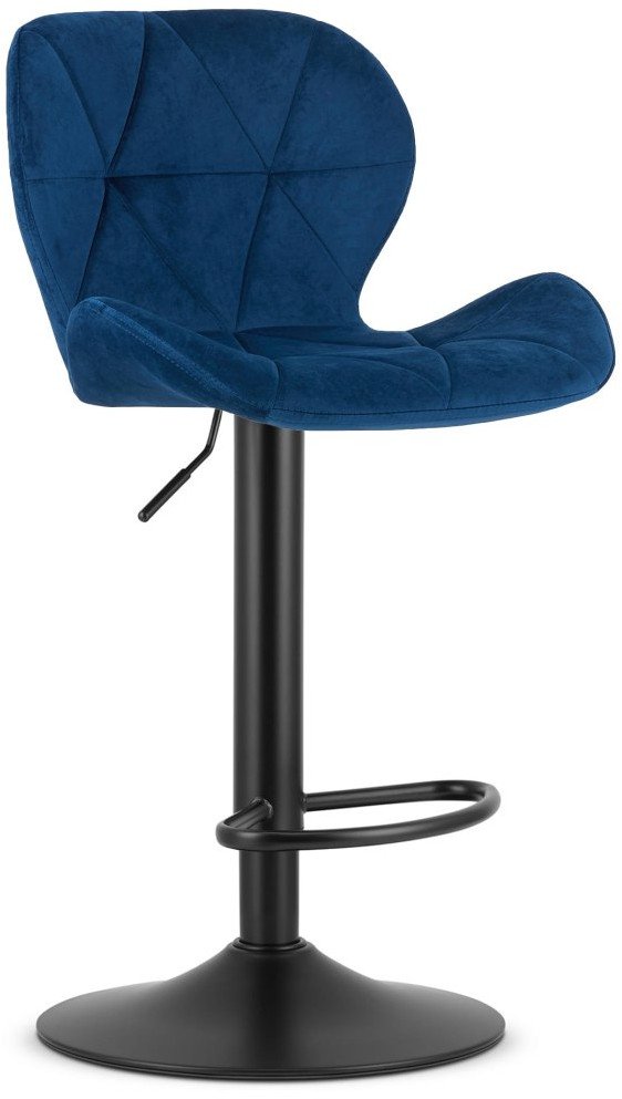 Hoker WEST - aksamit granatowy / baza czarna