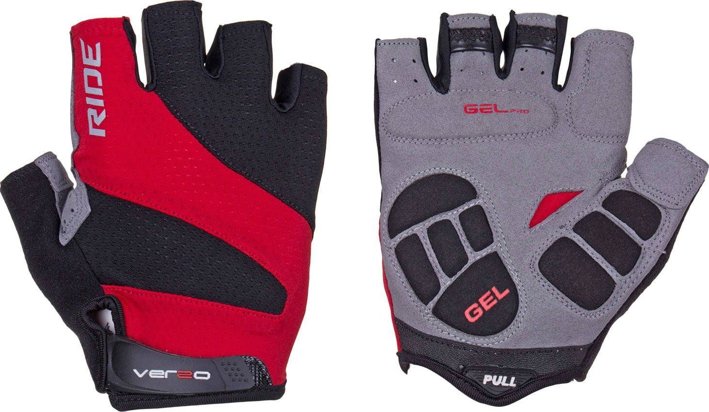 Verso Rękawiczki rowerowe Verso SB-01-7004-B czarno-czerwone L