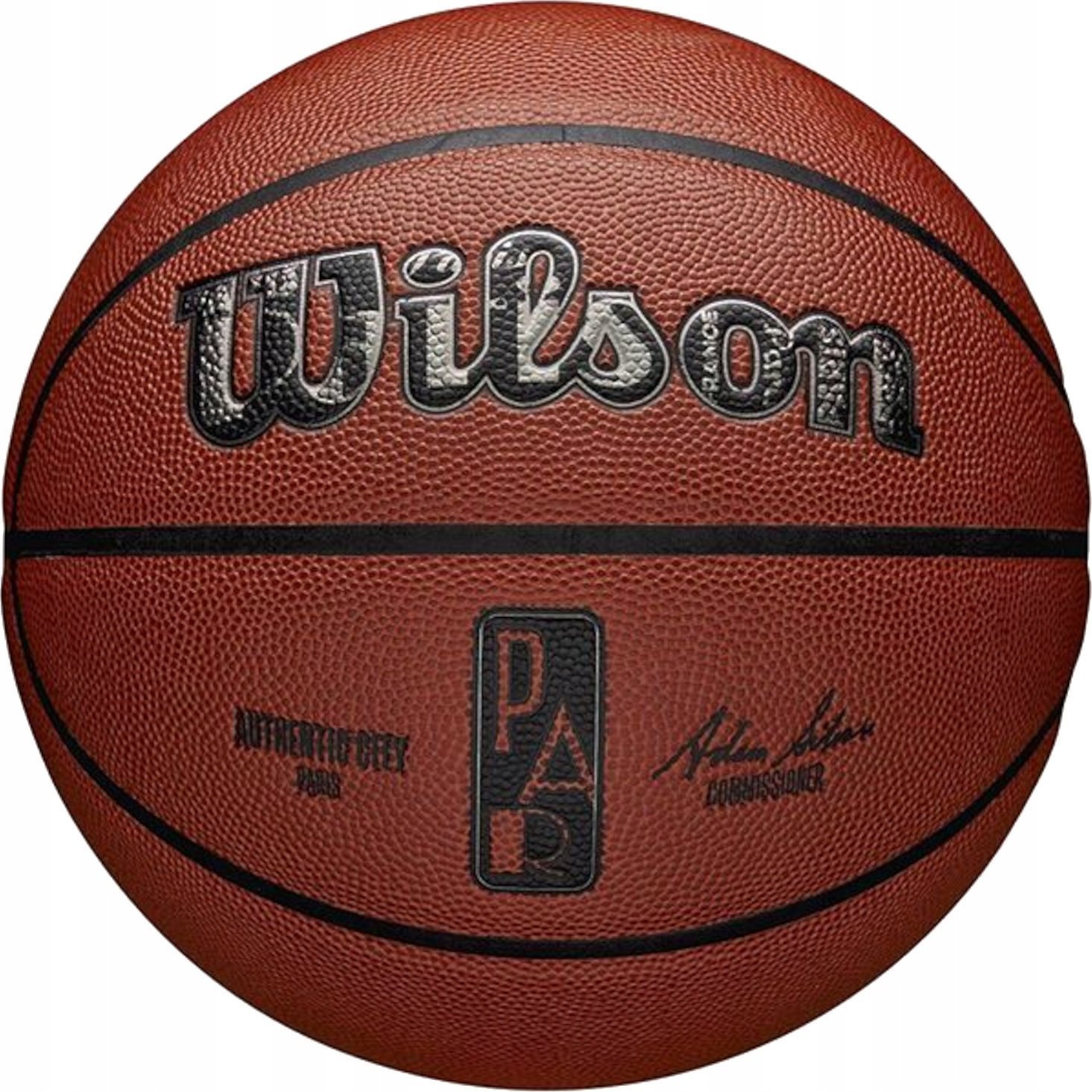 Wilson NBA Authentic City Paris Ball WZ2016004XB Pomarańczowe 7