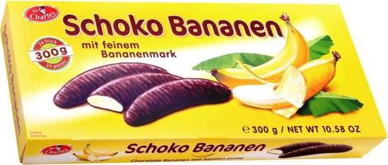 SirCharles Czekoladowe banany Pianki Bananowe 300 g