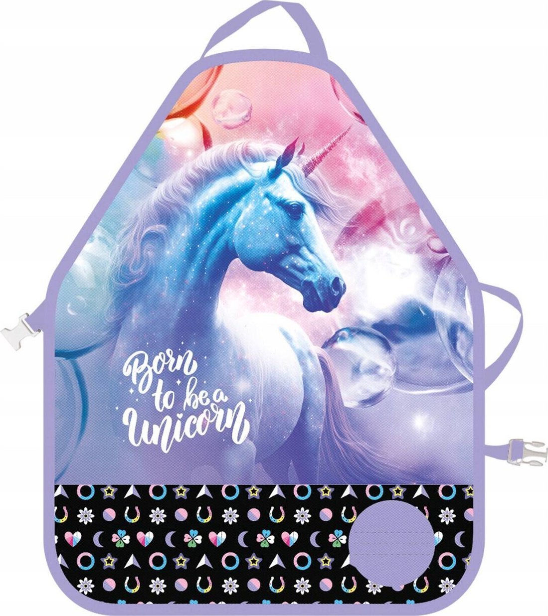 Piórnik Derform Fartuszek do prac plastycznych Jednorożec 15 Derform