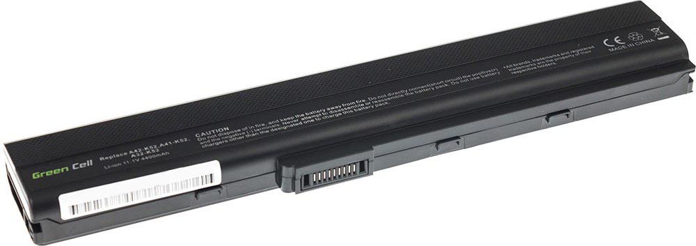 Bateria Green Cell A32-K52 Asus A52 A52F K52 K52D K52F K52J K52JC K52N X52 X52J (AS02)