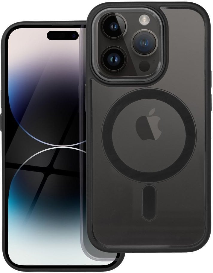 Futerał COLOR EDGE MAG COVER kompatybilny z MagSafe do IPHONE 14 Pro czarny