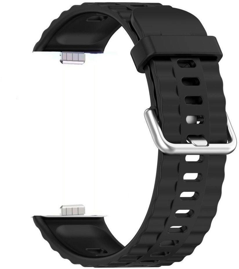 SILIKONOWY PASEK DO HUAWEI WATCH FIT 3 / FIT 4 / FIT 4 PRO CZARNY