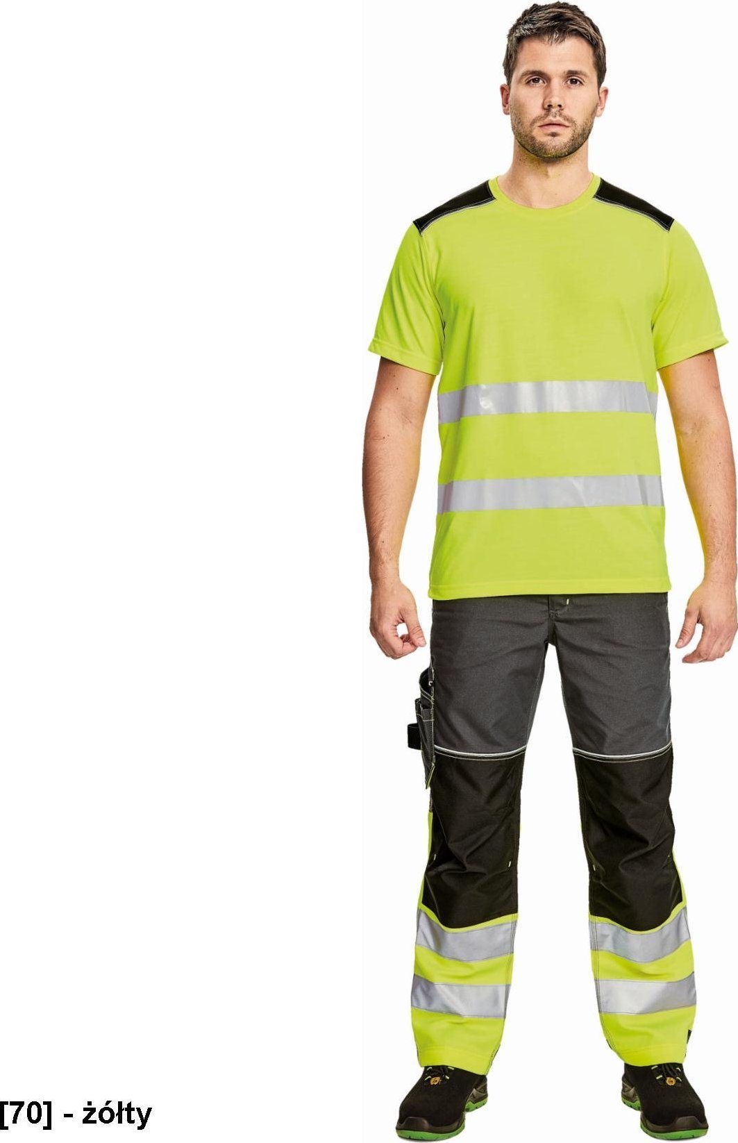 CERVA KNOXFIELD HI-VIS - t-shirt - żółty XL