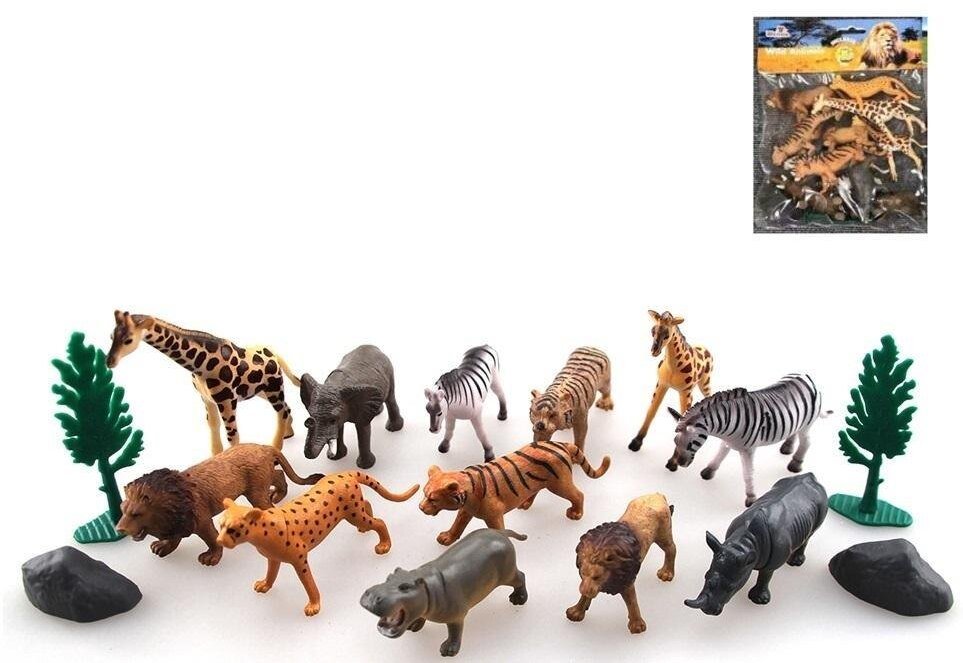 Figurka Madej Safari zwierzęta 16szt Animal Planet