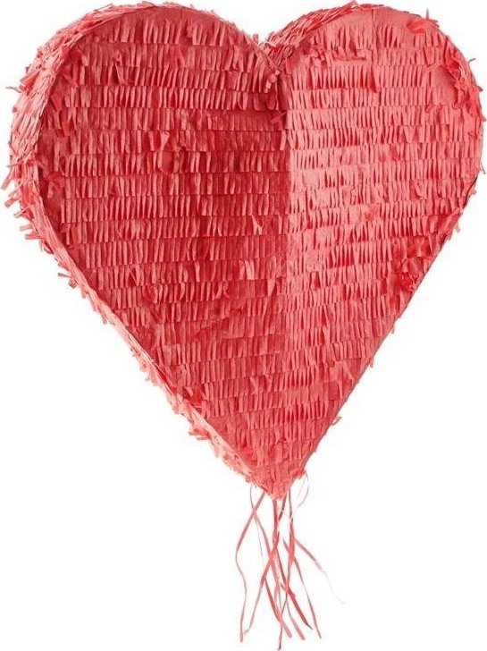 GoDan Piniata czerwone serce 45x45cm