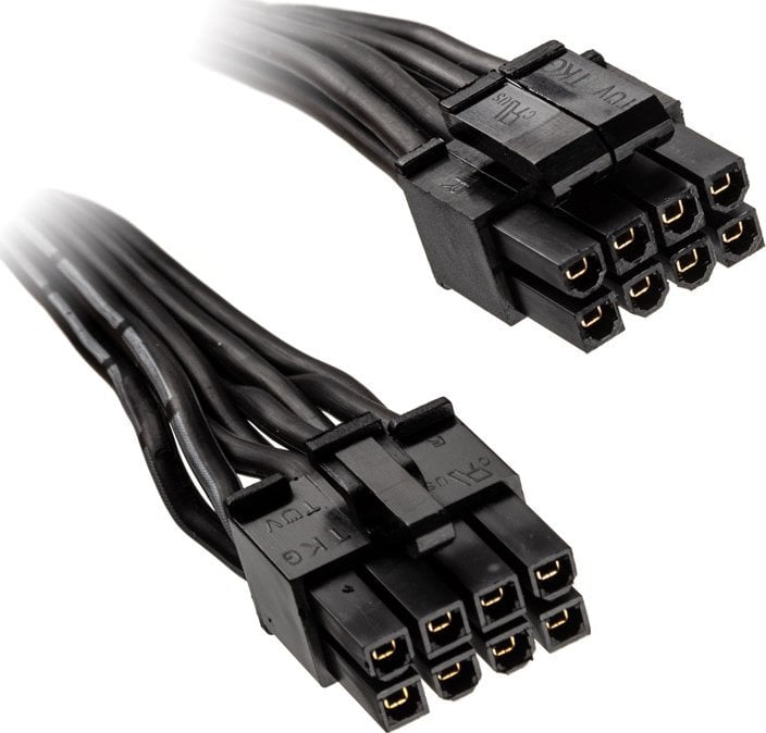 SilverStone ATX/EPS 8-pin - ATX/EPS 8-pin, 0.35m, Czarny (SST-PP06BE-EPS35)