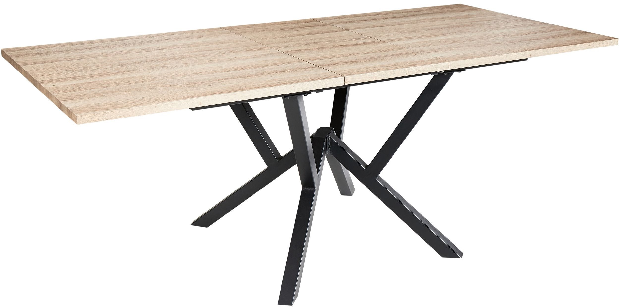 Stół do jadalni rozkładany ANSELL Jasnobrązowy 160/200 cm 90 cm