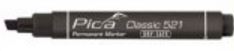 Pica-Marker Marker Classic ścięty czarny (521-46)