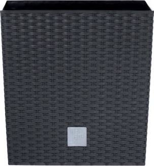 Prosperplast PROSPERPLAST Doniczka Rato low - ANTRACYTOWY DRTS200L-S433 uniwersalny