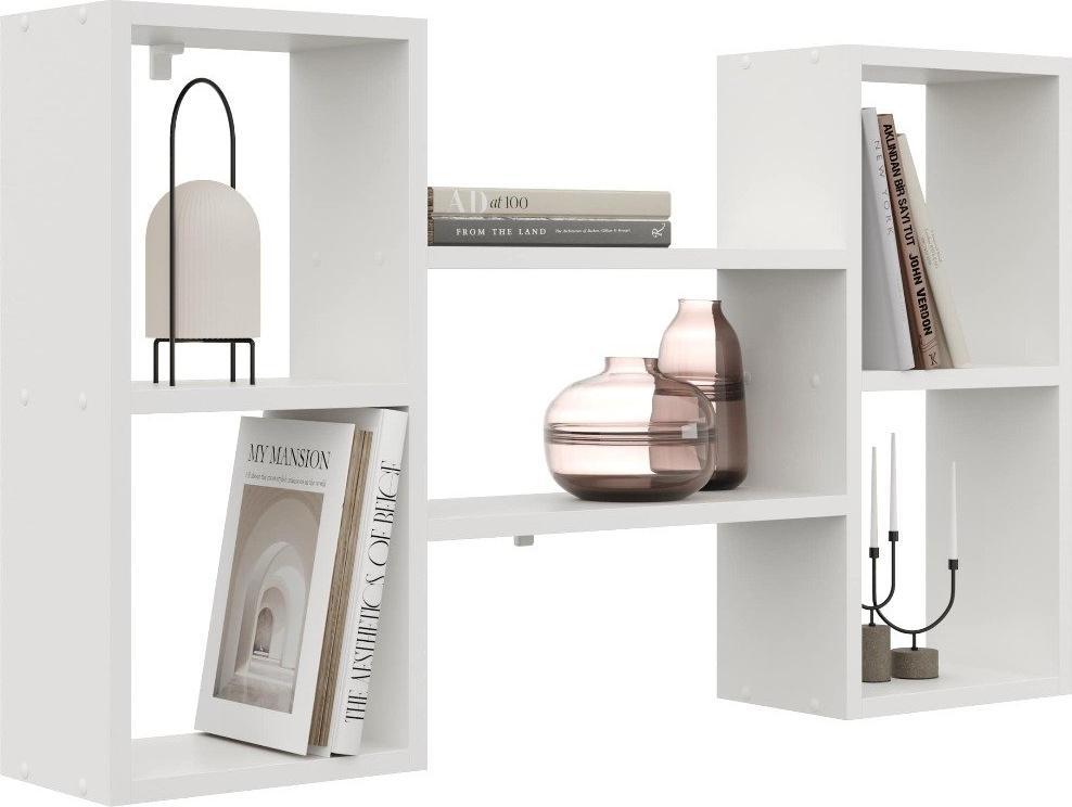 KROKUS Półka ALESIA 6 biała