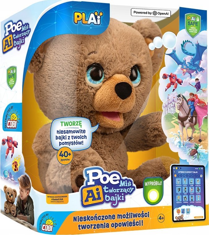 Cobi Maskotka Interaktywna Poe Ai Miś Tworzący Bajki