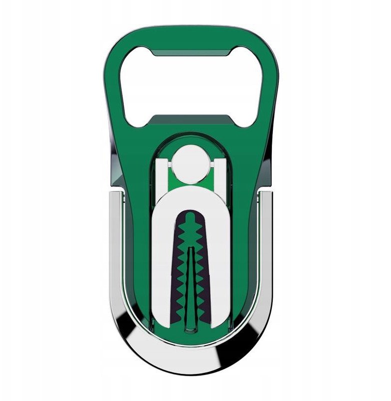 UCHWYT ROTACYJNY 3W1 (OTWIERACZ BUTELEK) GREEN / ZIELONY