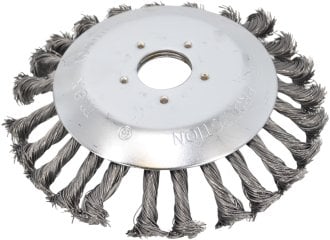 AWTOOLS SZCZOTKA DO KOSY TARCZOWA DRUCIANA 150x25,4mm