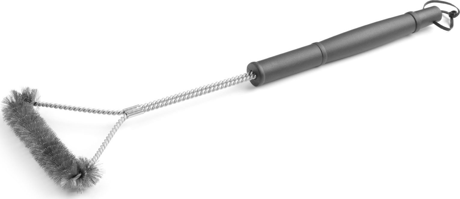 Hendi Szczotka druciana do grilla rusztu BBQ ze stali nierdzewnej KSZTAŁT Y 520x170 mm - Hendi 525432 Szczotka druciana do grilla rusztu BBQ ze stali