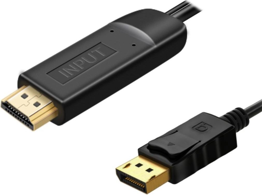 Kabel PremiumCord DisplayPort - HDMI 2m czarny (kportad21)
