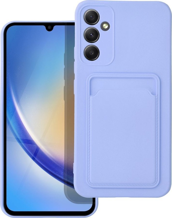 OEM Futerał CARD CASE do SAMSUNG A34 5G fioletowy