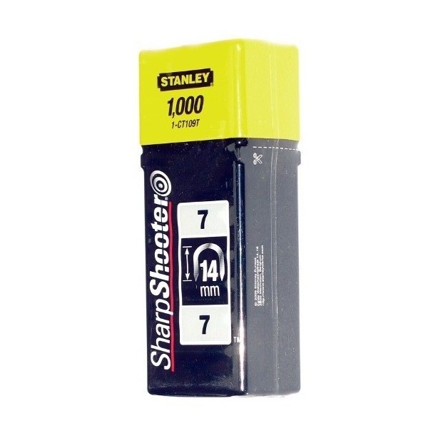 Stanley Zszywki do przewodów typ 7 CT100 12mm 1000szt. CT108T1