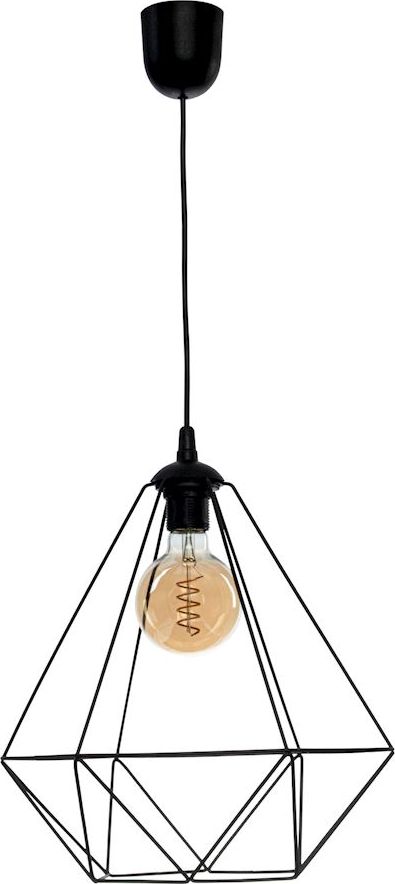 Lampa wisząca Milagro Lampa wisząca czarna Milagro BASKET BLACK MLP7214