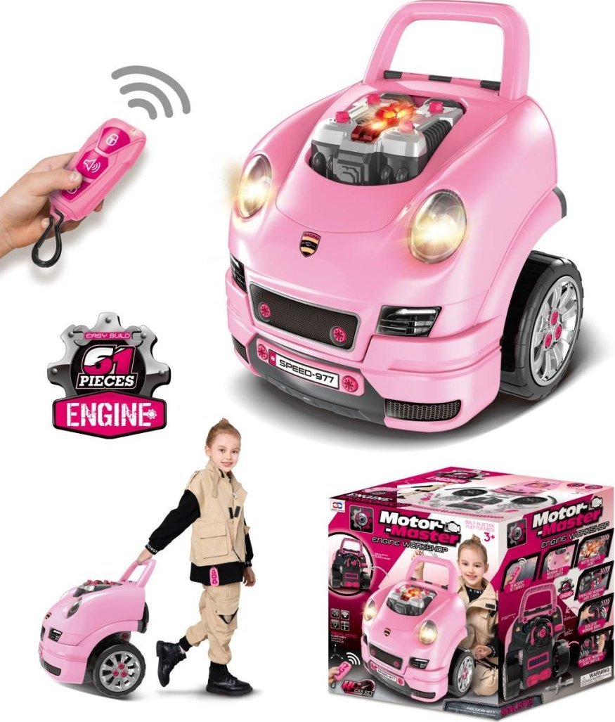 1PUNKT Warsztat Dla Młodego Mechanika Różowy