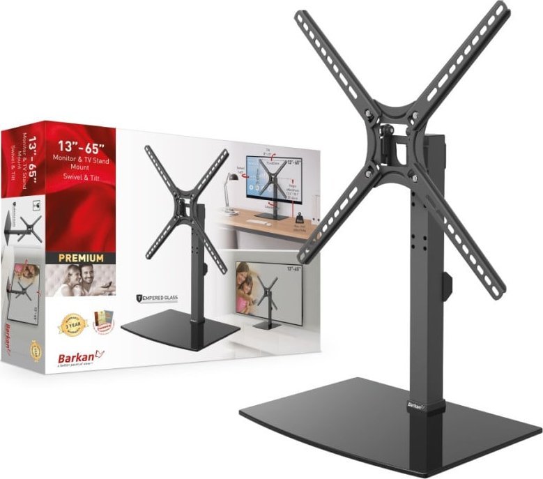 Barkan Stojak Podstawa pod Telewizor do 65 Obrotowa Stopka TV LED/LCD
